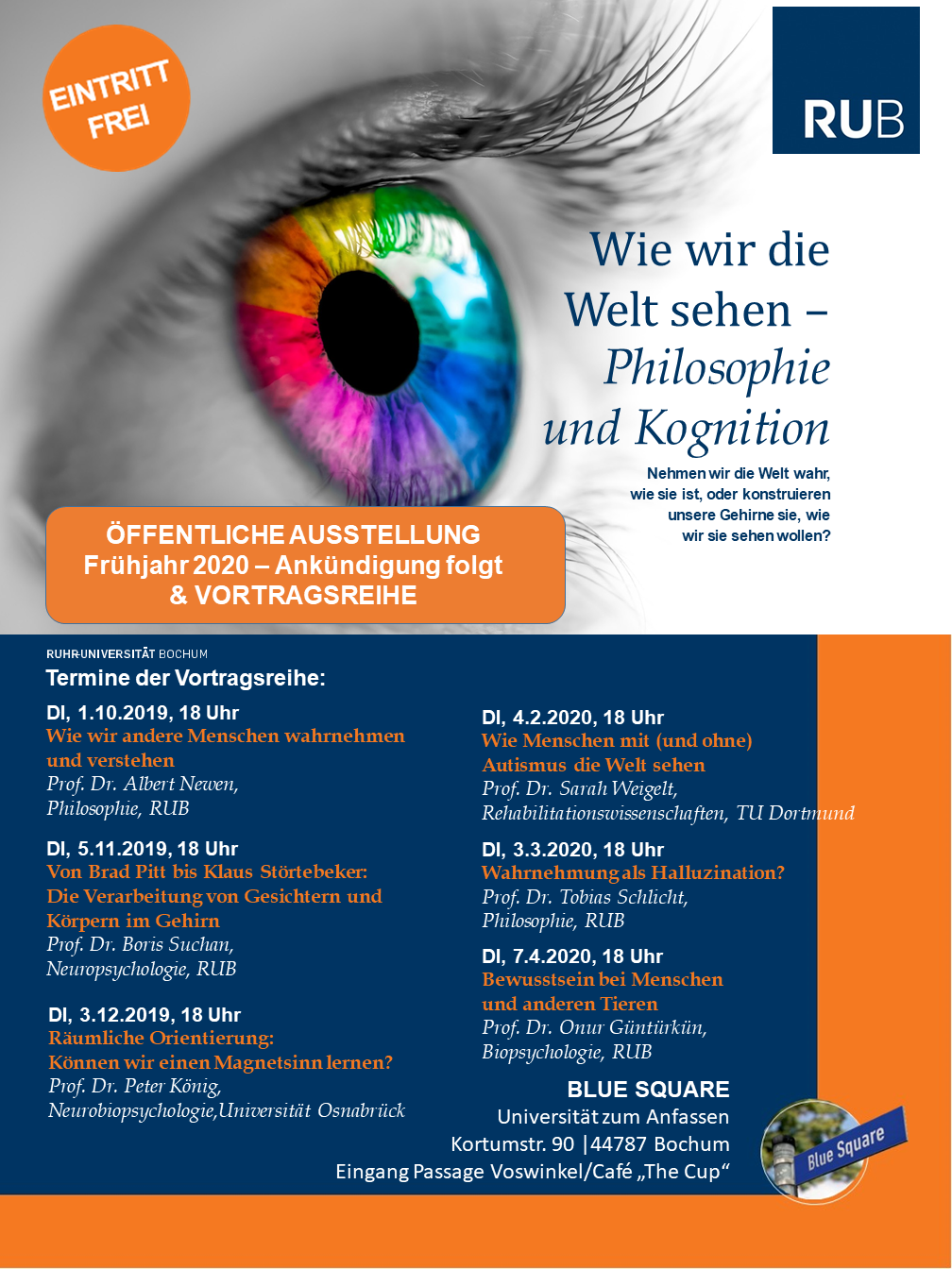 Vortragsreihe: “Wie wir die Welt sehen – Philosophie und Kognition”