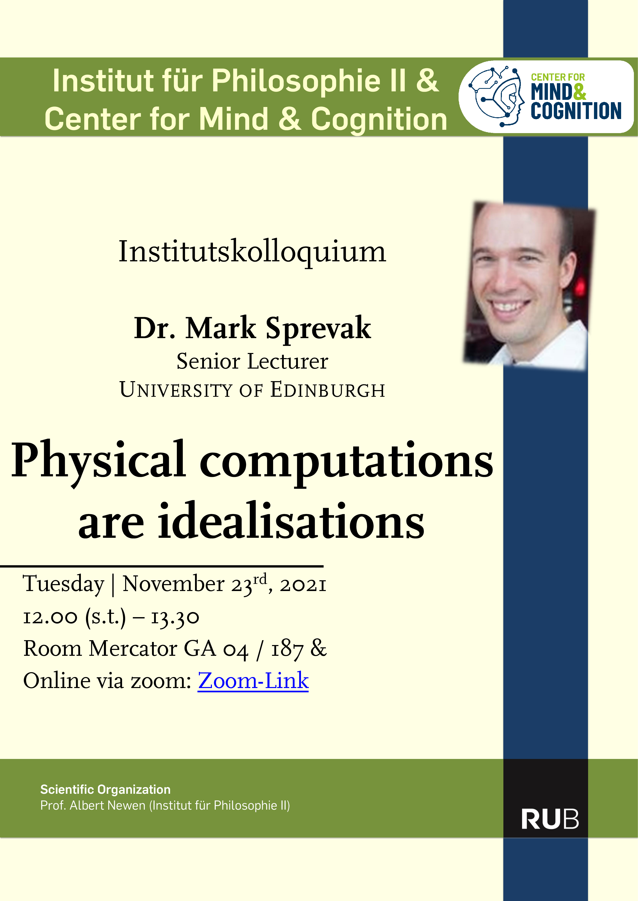Mark Sprevak (University of Edinburgh) Physical computations are idealisations