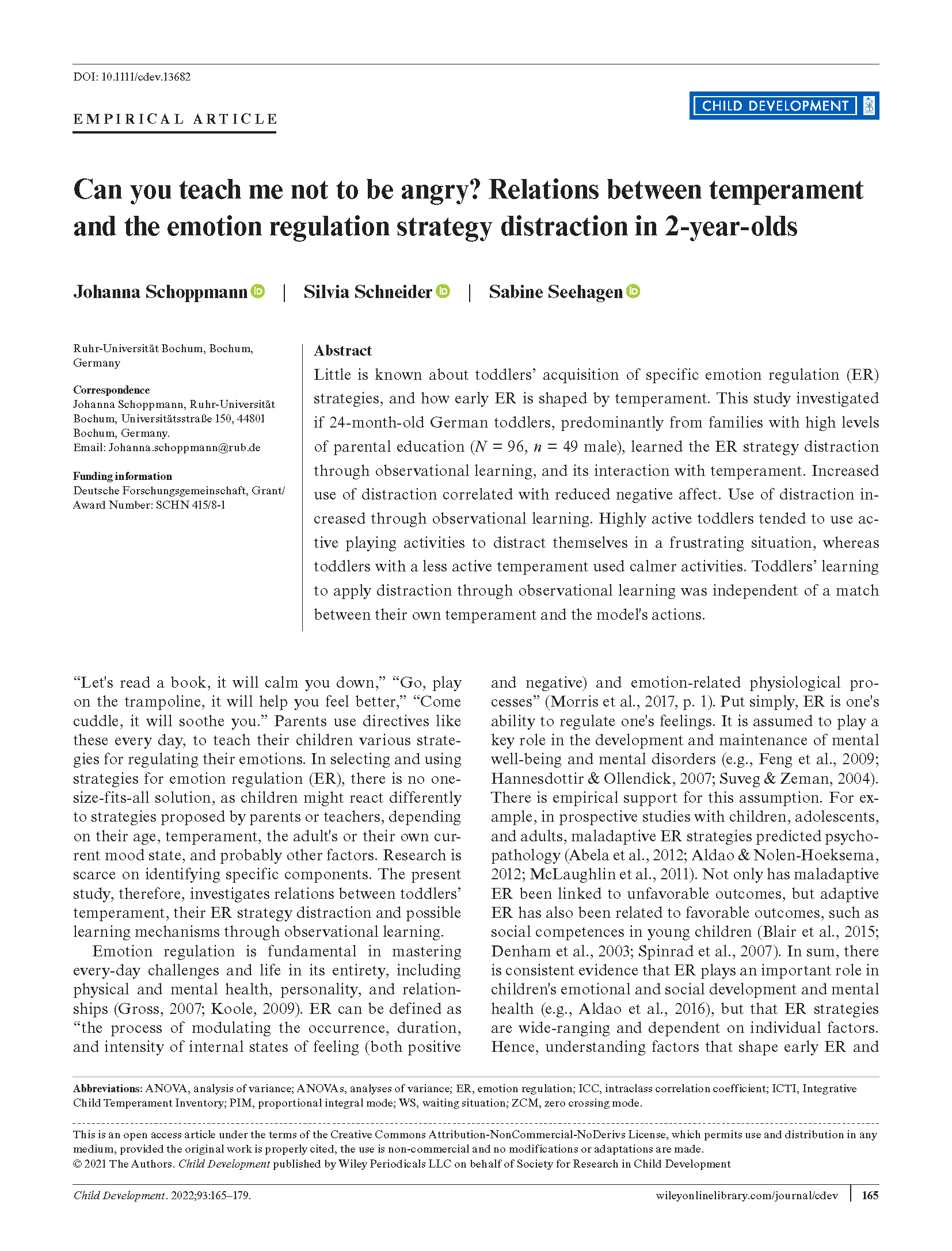 Child Development - 2021 - Schoppmann - Can you teach me not to be angry Relations between temperament and the emotion_Seite_01