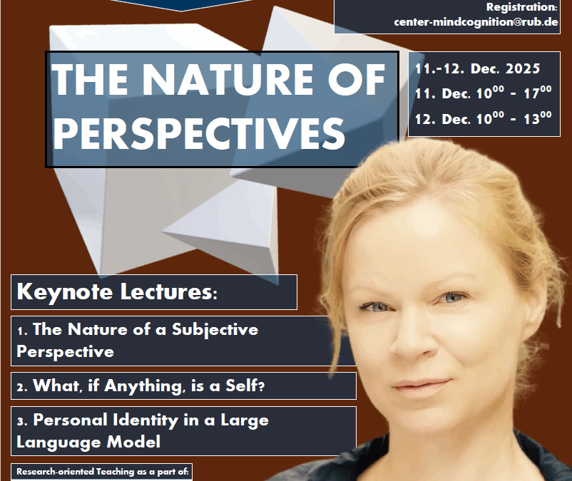 Workshop with Susanna Schellenberg: The Nature of Perspectives