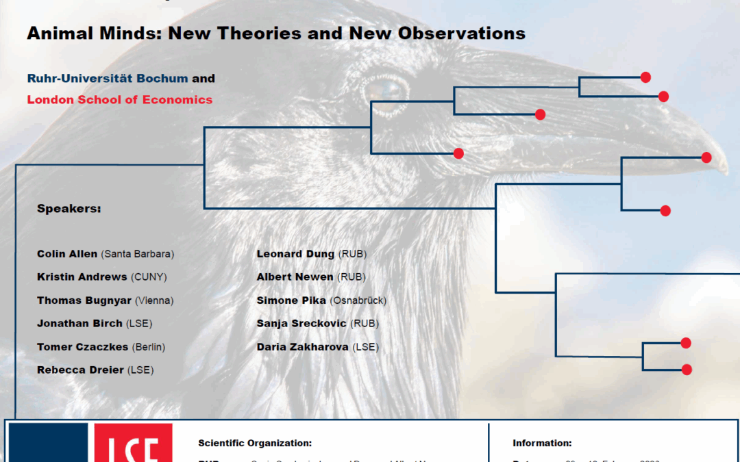 CfA: RUB-LSE Workshop on Animal Minds